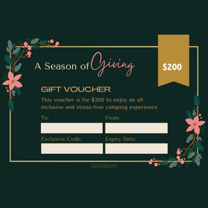 Christmas Camping Voucher